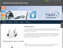 Tablet Screenshot of hmasociados.net